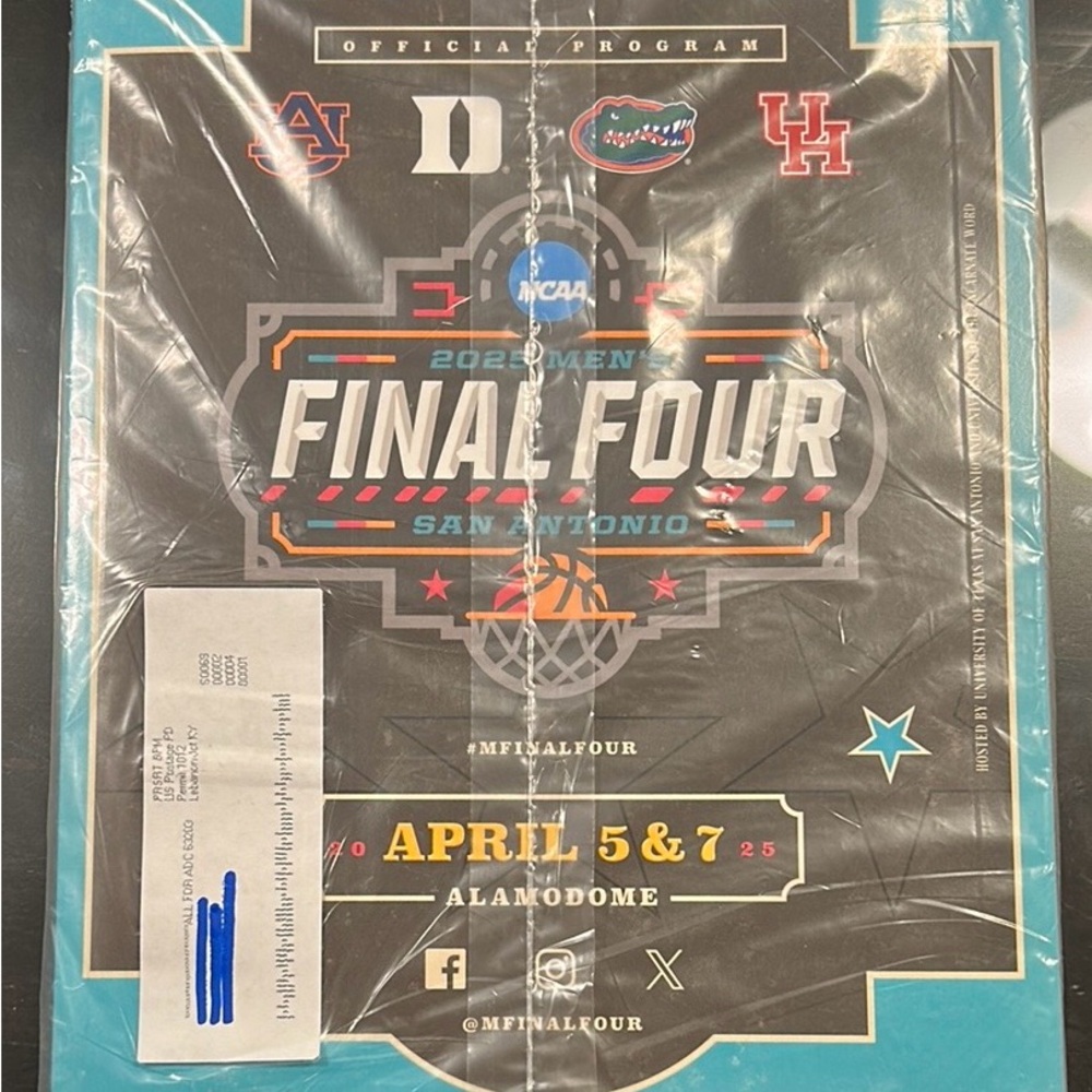 New in package NCAA Men’s Basketball Final Four 2025 Program